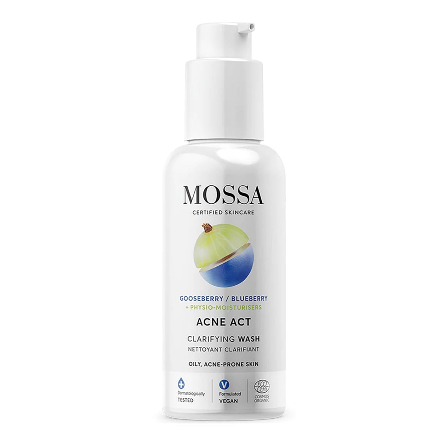 Mossa Acne Act Gel Limpiador Facial 140Ml